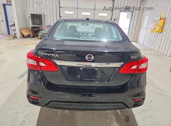 3N1AB7AP7GL669854 2016 NISSAN SENTRA Black Вид ззаду