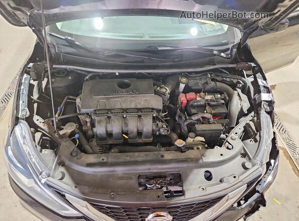 3N1AB7AP7GL669854 2016 NISSAN SENTRA Black Вид задньої частини салону