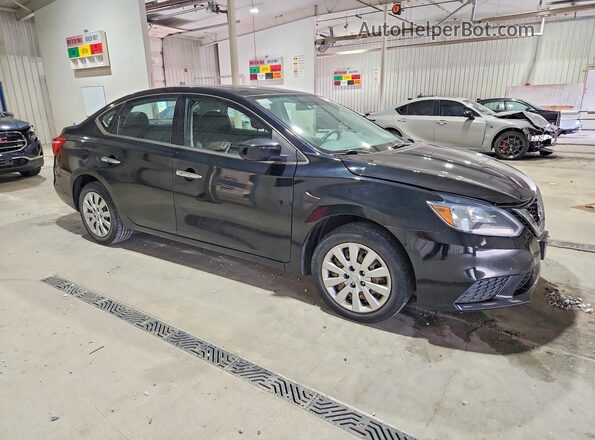 3N1AB7AP7GL669854 2016 NISSAN SENTRA Black Передня права чверть