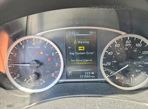 3N1AB7AP7GY212321 2016 NISSAN SENTRA White Instrument cluster view