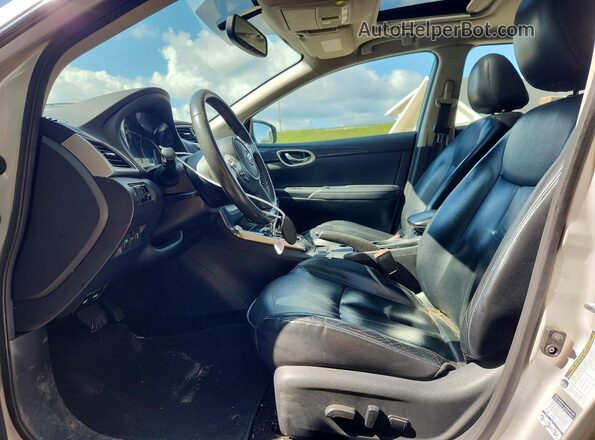 3N1AB7AP7GY225876 2016 NISSAN SENTRA Silver Widok wnętrza z przodu