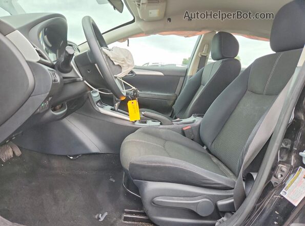 3N1AB7AP7GY240426 2016 NISSAN SENTRA Black Սալոնի դիմացի տեսք