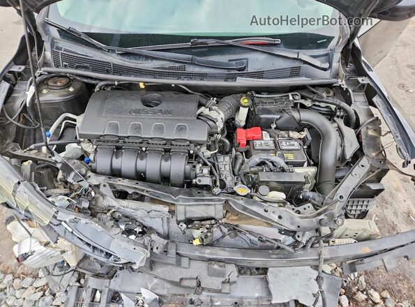 3N1AB7AP7GY240426 2016 NISSAN SENTRA Black Սալոնի հետևի տեսք
