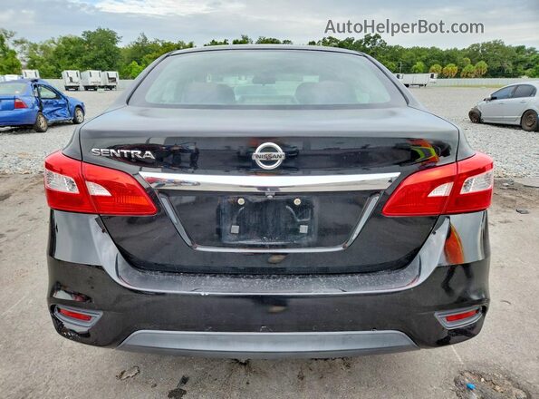 3N1AB7AP7GY240426 2016 NISSAN SENTRA Black Հետևի տեսք