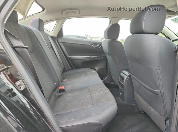 3N1AB7AP7GY240426 2016 NISSAN SENTRA Black Հետևի նստատեղերի տեսք