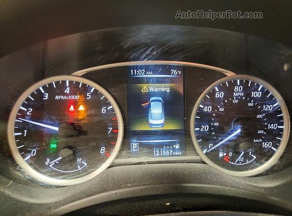 3N1AB7AP7GY244895 2016 NISSAN SENTRA Silver Instrument cluster view
