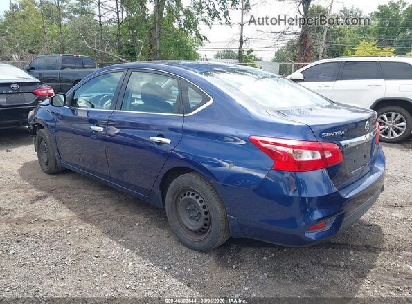 3N1AB7AP7GY258053 2016 NISSAN SENTRA Blue Rear left