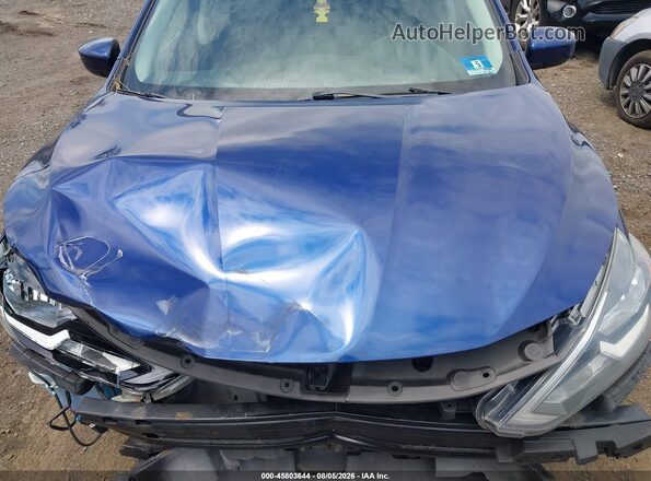 3N1AB7AP7GY258053 2016 NISSAN SENTRA Blue Rear view