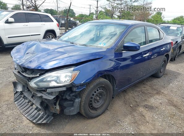 3N1AB7AP7GY258053 2016 NISSAN SENTRA Blue Front view