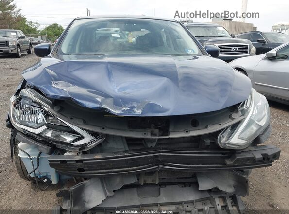 3N1AB7AP7GY258053 2016 NISSAN SENTRA Blue Rear interior view