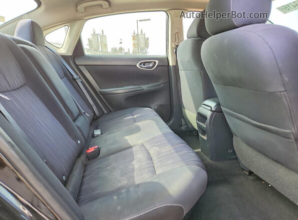 3N1AB7AP7GY262197 2016 NISSAN SENTRA Черный Вид задних сидений