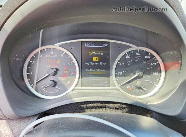 3N1AB7AP7GY262197 2016 NISSAN SENTRA Черный Вид щитка приборов