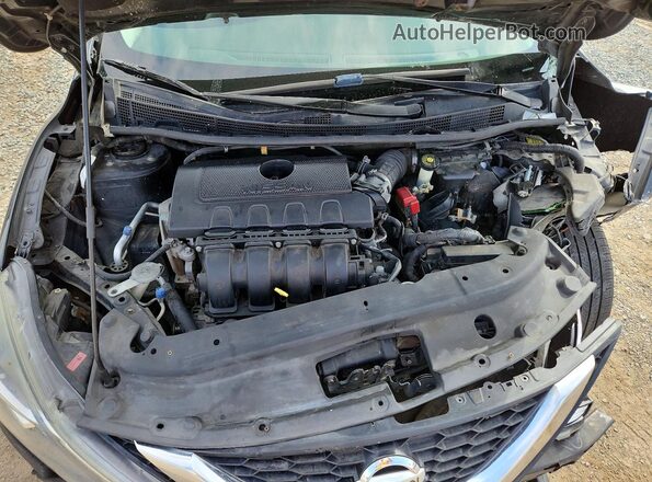 3N1AB7AP7GY262197 2016 NISSAN SENTRA Черный Вид задней части салона