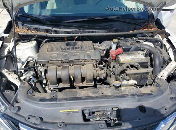 3N1AB7AP7GY264564 2016 NISSAN SENTRA White Vista interior trasera