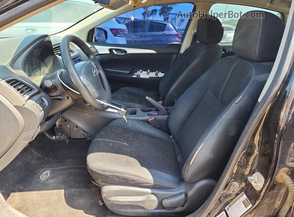 3N1AB7AP7GY277637 2016 NISSAN SENTRA Black Front interior view