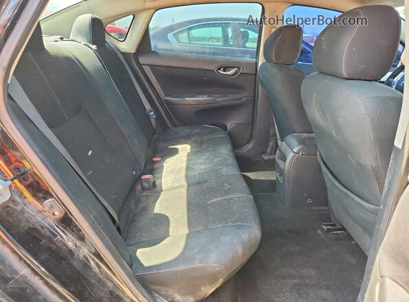 3N1AB7AP7GY277637 2016 NISSAN SENTRA Black Rear seats view