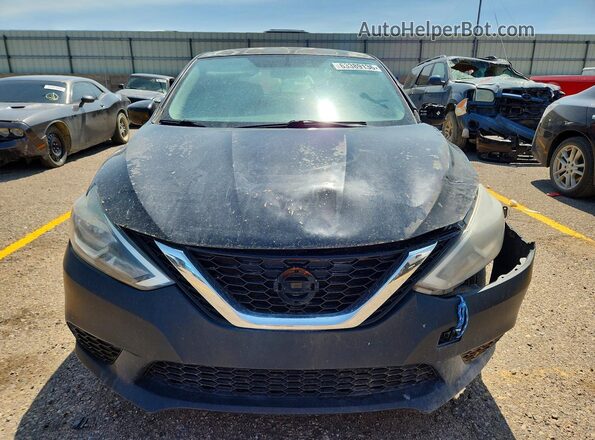 3N1AB7AP7GY277637 2016 NISSAN SENTRA Black Front view