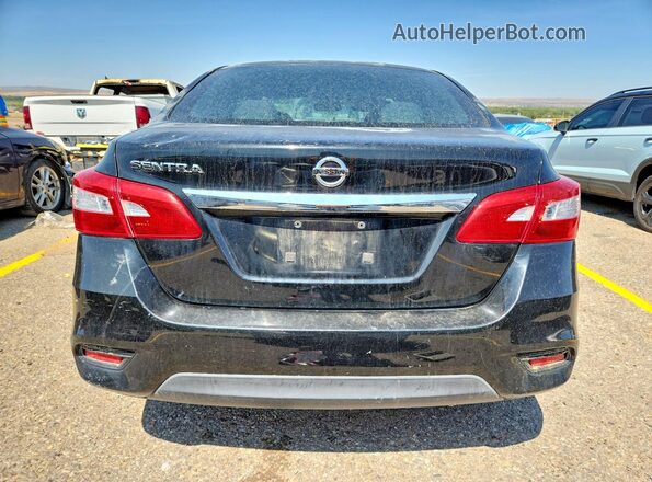 3N1AB7AP7GY277637 2016 NISSAN SENTRA Black Rear view