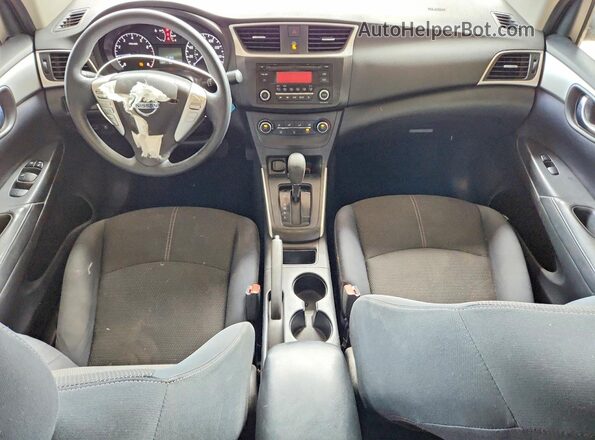 3N1AB7AP7GY313343 2016 NISSAN SENTRA Gray Widok deski rozdzielczej