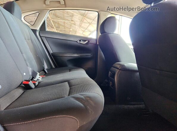 3N1AB7AP7GY313343 2016 NISSAN SENTRA Gray Widok tylnych siedzeń