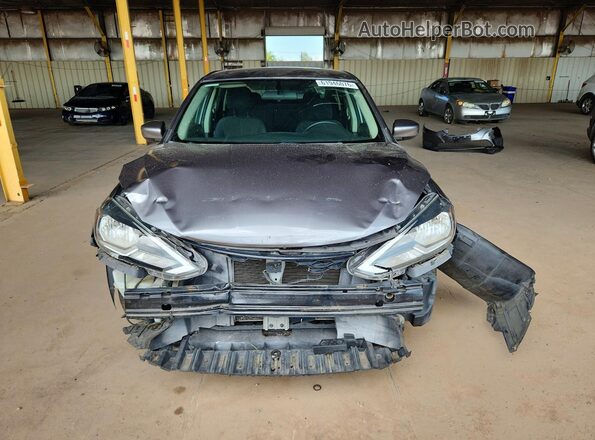 3N1AB7AP7GY313343 2016 NISSAN SENTRA Gray Widok z przodu