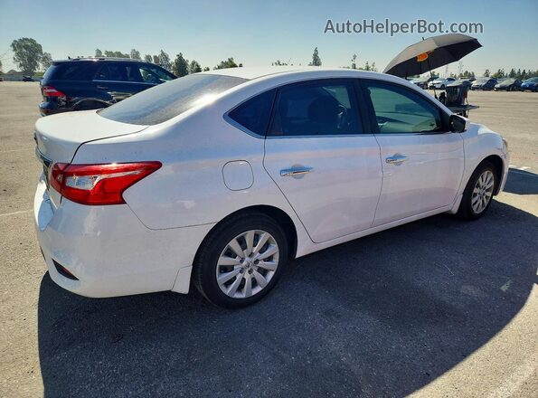 3N1AB7AP7GY318851 2016 NISSAN SENTRA Белый Задняя правая четверть