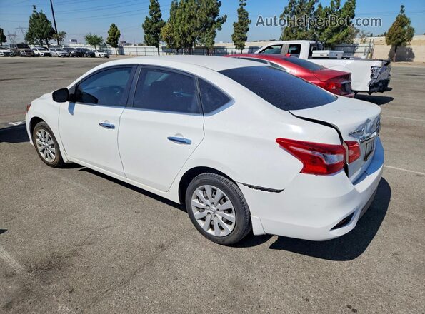 3N1AB7AP7GY318851 2016 NISSAN SENTRA Белый Задняя левая четверть