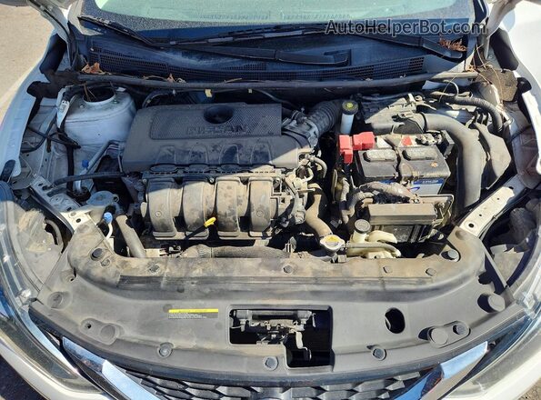 3N1AB7AP7GY318851 2016 NISSAN SENTRA Белый Вид задней части салона