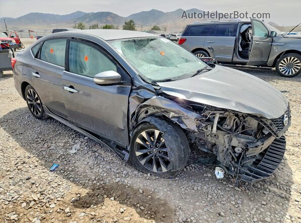 3N1AB7AP7GY332703 2016 NISSAN SENTRA Gray Front right