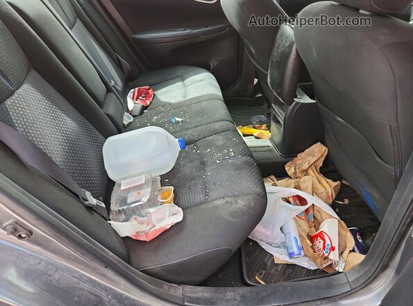 3N1AB7AP7GY332703 2016 NISSAN SENTRA Gray Rear seats view