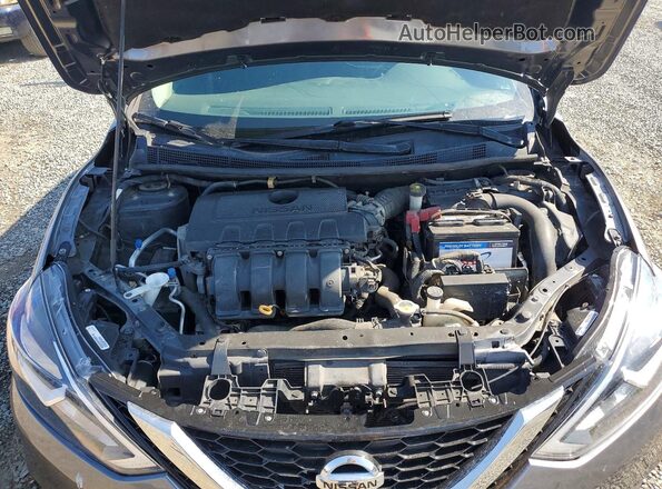 3N1AB7AP7HL640811 2017 NISSAN SENTRA Gray Rear interior view