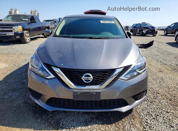 3N1AB7AP7HL640811 2017 NISSAN SENTRA Gray Front view