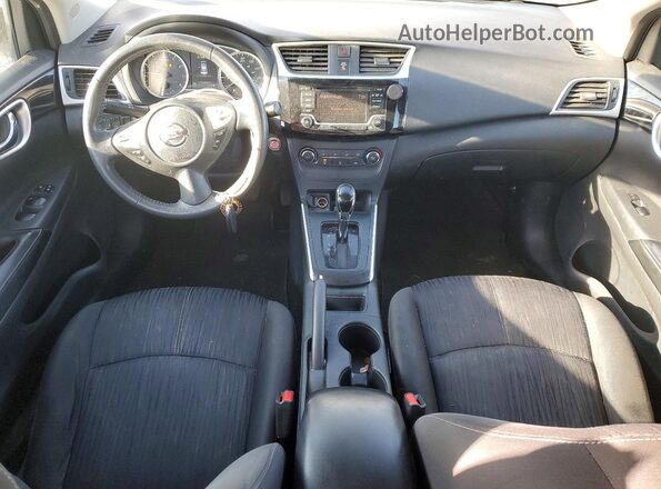3N1AB7AP7HL671623 2017 NISSAN SENTRA White Вид панелі приладів