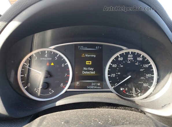3N1AB7AP7HL671623 2017 NISSAN SENTRA White Вид щитка приладів