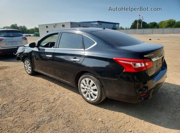 3N1AB7AP7HL672299 2017 NISSAN SENTRA Black Հետևի ձախ