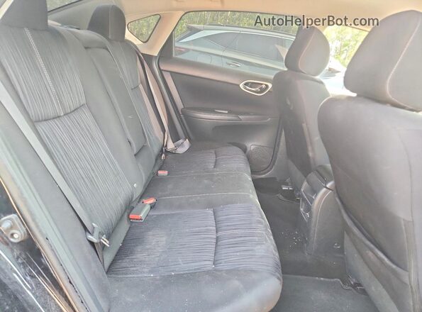 3N1AB7AP7HL672299 2017 NISSAN SENTRA Black Հետևի նստատեղերի տեսք