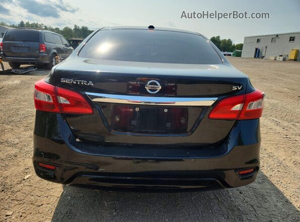 3N1AB7AP7HL672299 2017 NISSAN SENTRA Black Հետևի տեսք