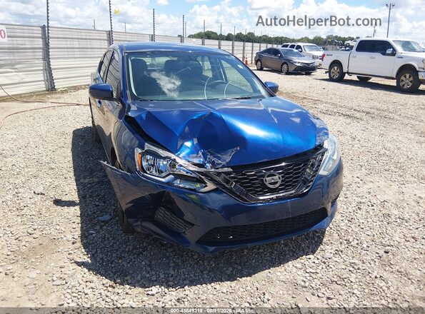 3N1AB7AP7HL672738 2017 NISSAN SENTRA Blue Вид спереду