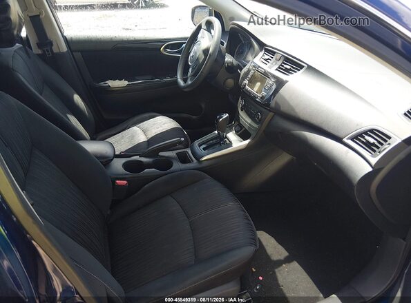 3N1AB7AP7HL672738 2017 NISSAN SENTRA Blue Вид салону спереду