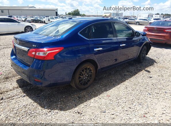 3N1AB7AP7HL672738 2017 NISSAN SENTRA Blue Задня права чверть