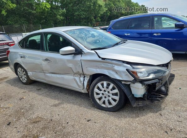 3N1AB7AP7HL723784 2017 NISSAN SENTRA Silver წინა მარჯვენა