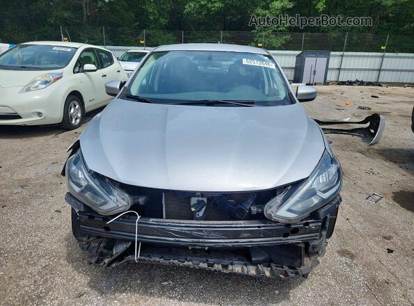 3N1AB7AP7HL723784 2017 NISSAN SENTRA Silver წინა ხედი