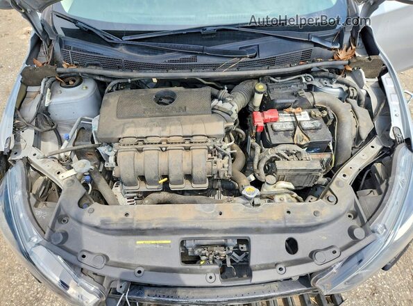 3N1AB7AP7HL723784 2017 NISSAN SENTRA Silver უკანა სალონის ხედი