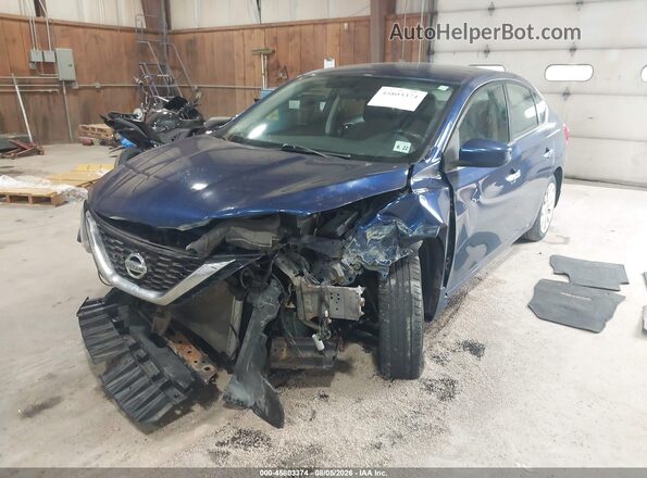 3N1AB7AP7HY210649 2017 NISSAN SENTRA Dark Blue წინა ხედი