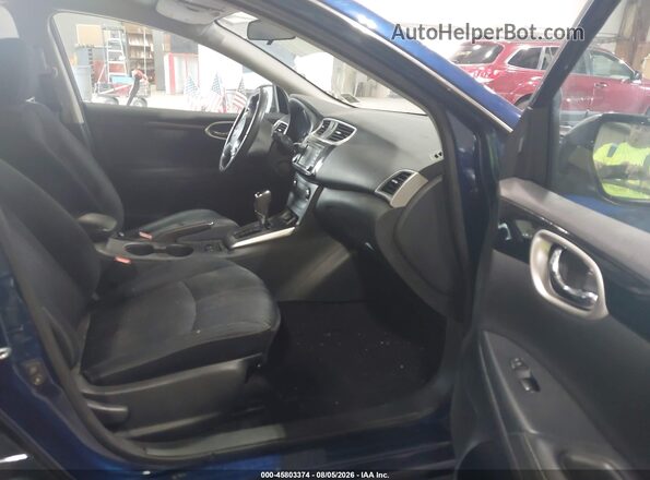 3N1AB7AP7HY210649 2017 NISSAN SENTRA Dark Blue წინა სალონის ხედი