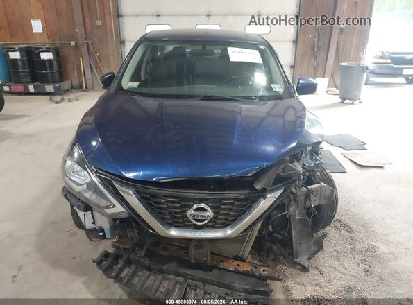 3N1AB7AP7HY210649 2017 NISSAN SENTRA Dark Blue წინა პანელის ხედი