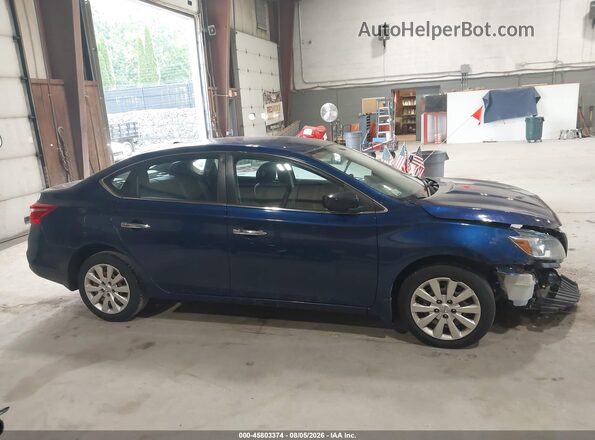 3N1AB7AP7HY210649 2017 NISSAN SENTRA Dark Blue ხელსაწყოთა პანელის ხედი
