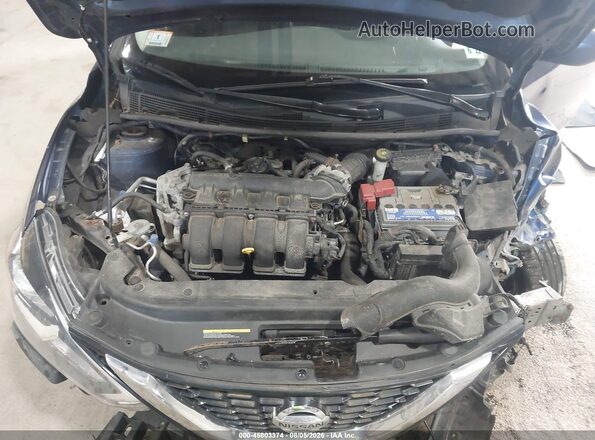 3N1AB7AP7HY210649 2017 NISSAN SENTRA Dark Blue უკანა ხედი