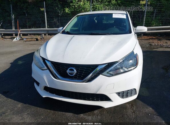 3N1AB7AP7HY219299 2017 NISSAN SENTRA White ხელსაწყოთა პანელის ხედი