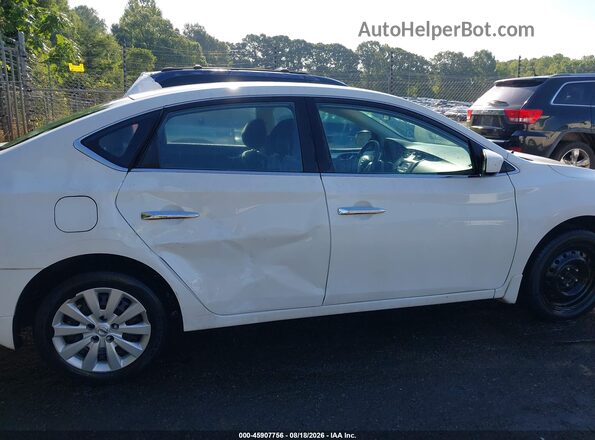 3N1AB7AP7HY219299 2017 NISSAN SENTRA White უკანა სალონის ხედი